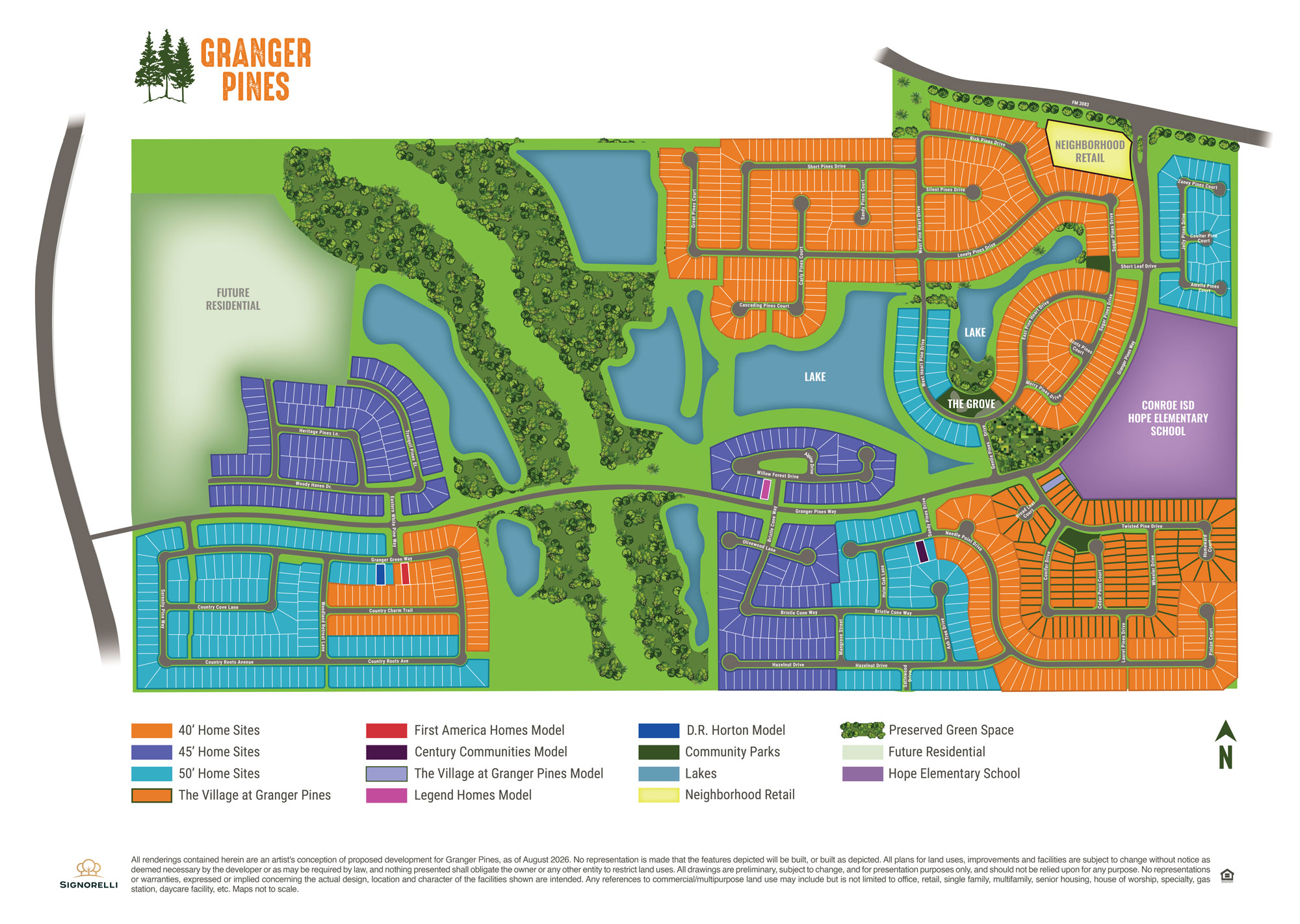 Granger Pines Site Plan